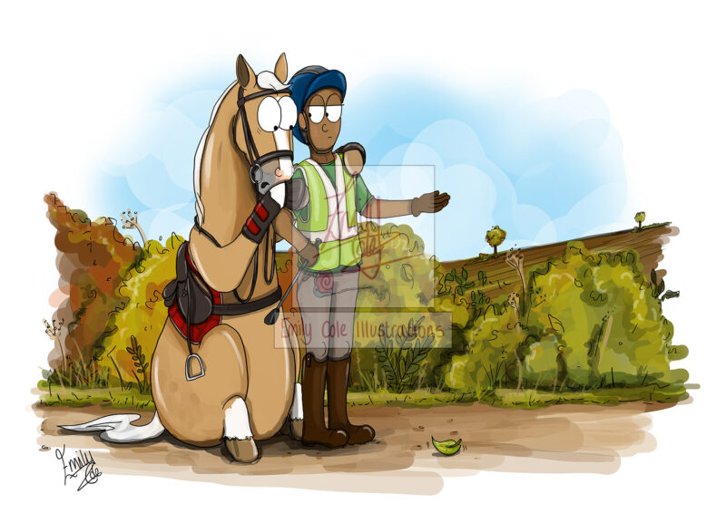 'It definitely moved' Greeting Card - Image 2