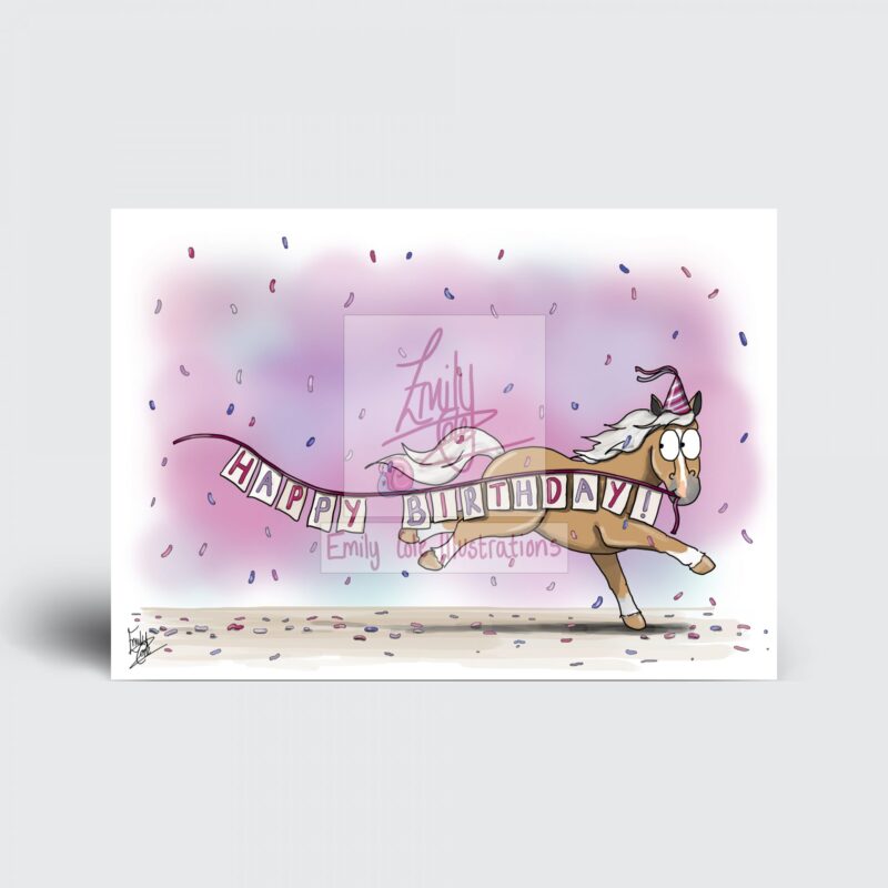 Pony Happy Birthday Card (Multiple designs) - Image 10
