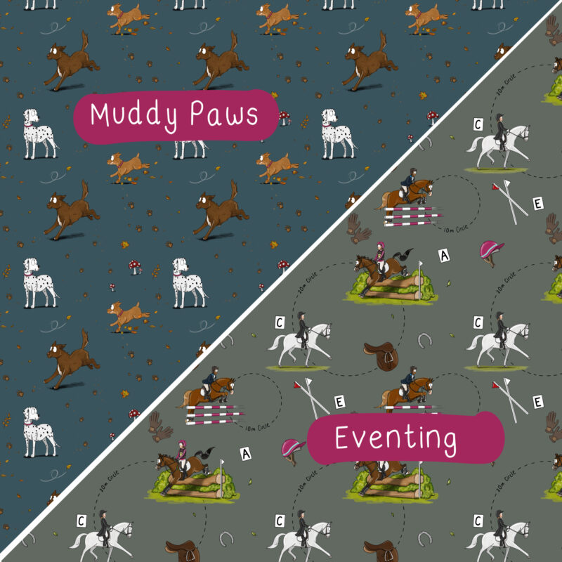 Pattern for Dog beds by designed for dogs Eventing and Muddy Paws by Emily Cole