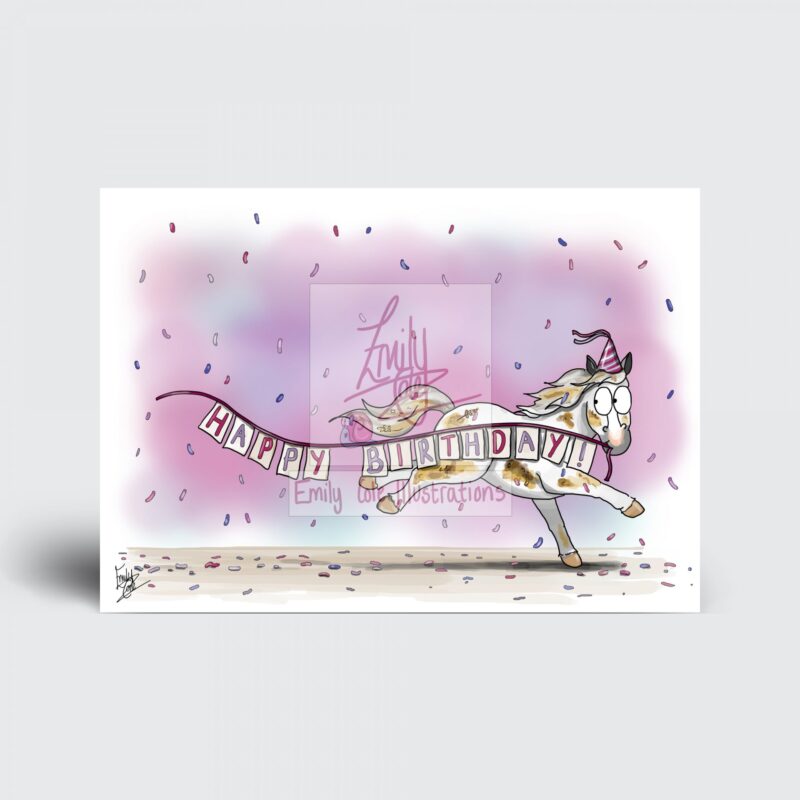 Pony Happy Birthday Card (Multiple designs) - Image 12