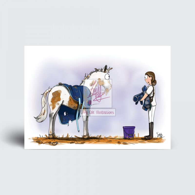 'Show ready' Greeting Card