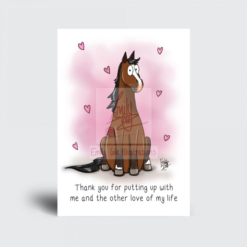 The other love of my life’ (Multiple Colours) Greeting Card - Image 2