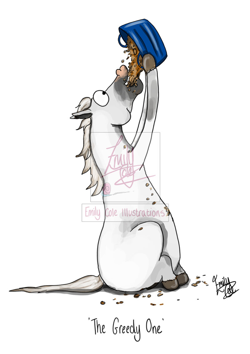 'The Greedy One' Greeting Card - Image 2