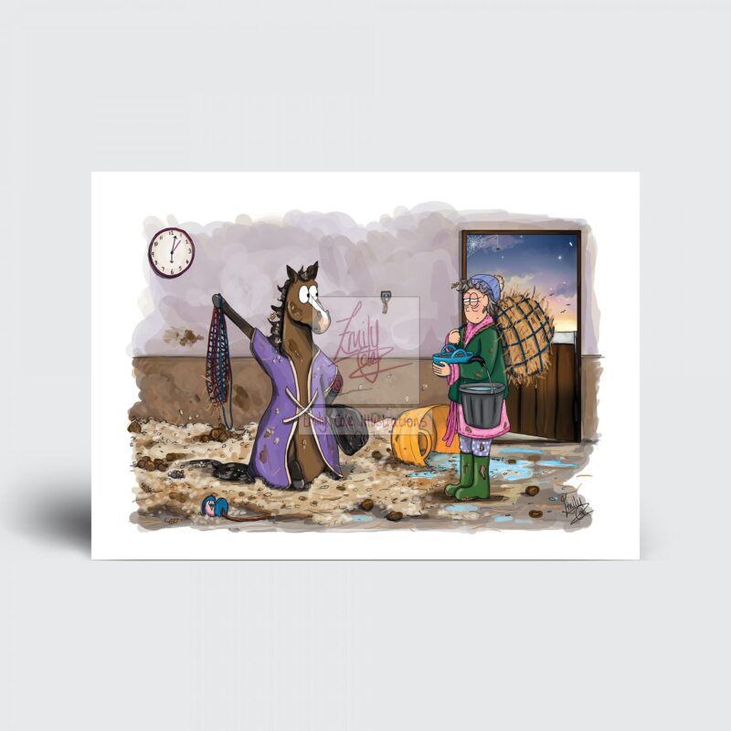 'You're late' Greeting Card