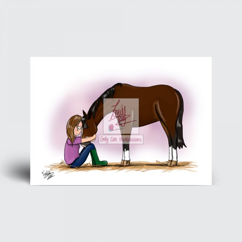 'I'm here' Greeting Card