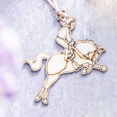Wooden Horse Decoration