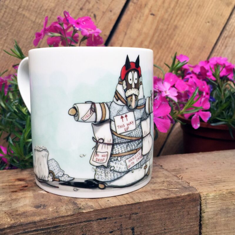 'Desperate Times' - Fine Bone China Mug - Image 3