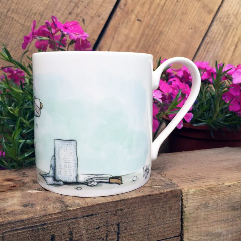 'Desperate Times' - Fine Bone China Mug - Image 4