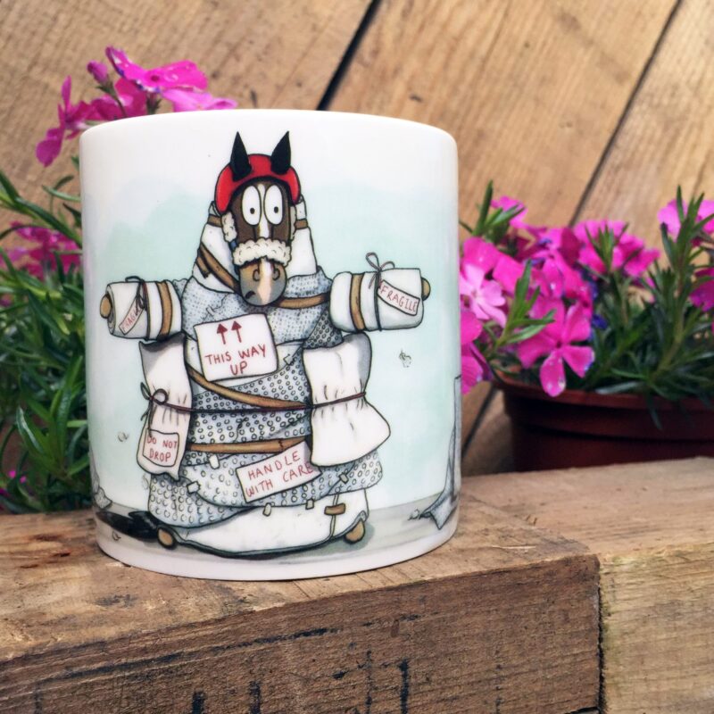 'Desperate Times' - Fine Bone China Mug - Image 2