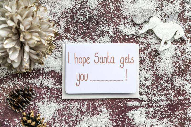 *LAST CHANCE* ‘I Hope Santa Gets You … Individual Christmas Card
