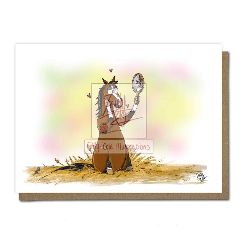 ‘Hello handsome’ Greeting Card - Image 2