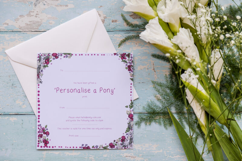 'Personalise a Pony’ gift card - Image 4