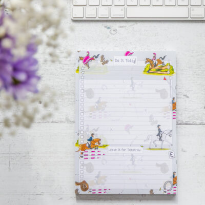 Eventing Horse A5 To-Do List by Emily Cole Illustrations