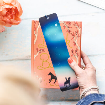 Starry sky bookmark by Emily Cole with coloured tassel