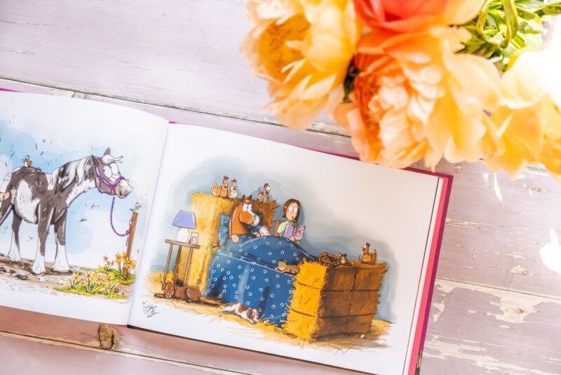 Preview of horse illustrations inside A book of things I drew by Emily Cole Illustrations