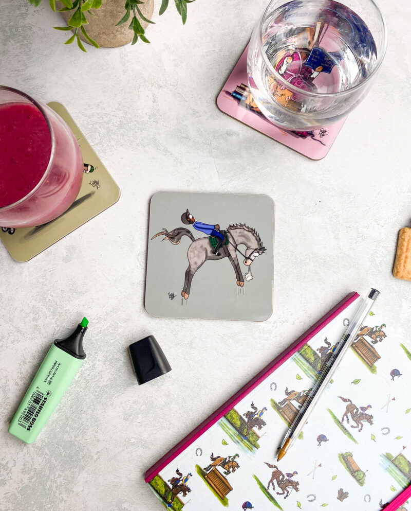 'The Hot Head' Melamine Coaster