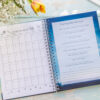 The Training diary by Emily Cole open on goa page and 6 week look ahead