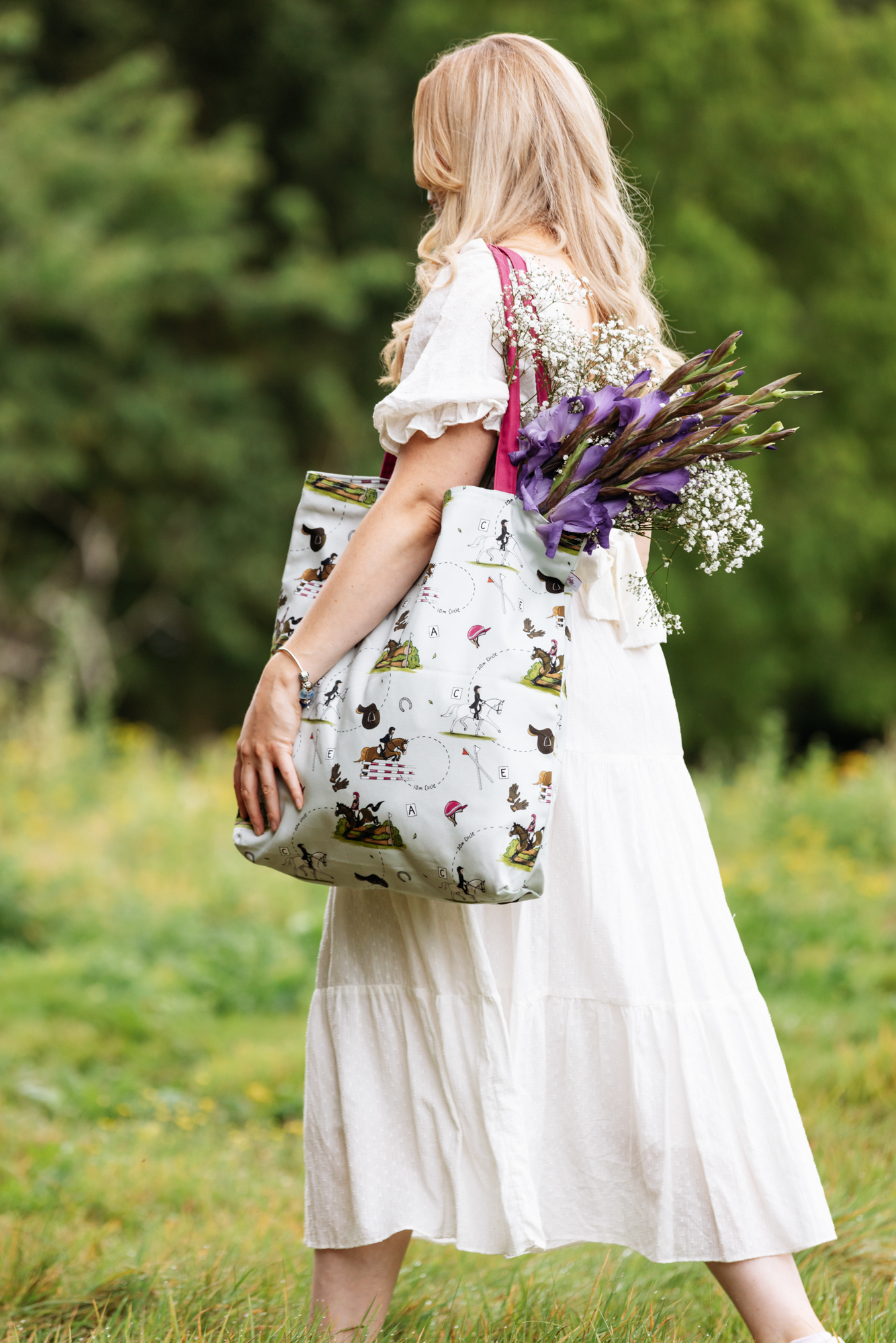 Eventing Pattern Tote Bag - Image 3