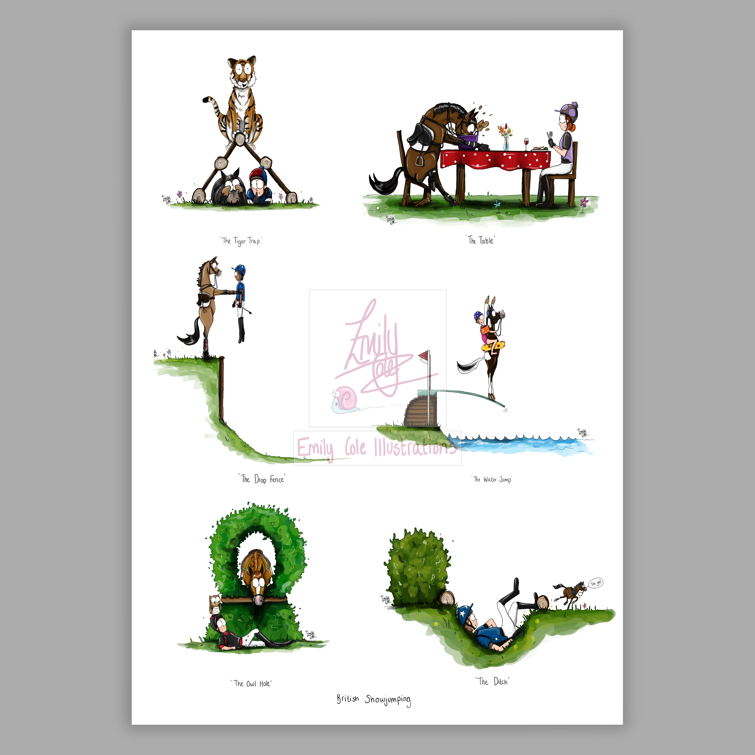 A4 Vintage Print - 'The Cross Country Collection' - Multiple Designs - Image 2