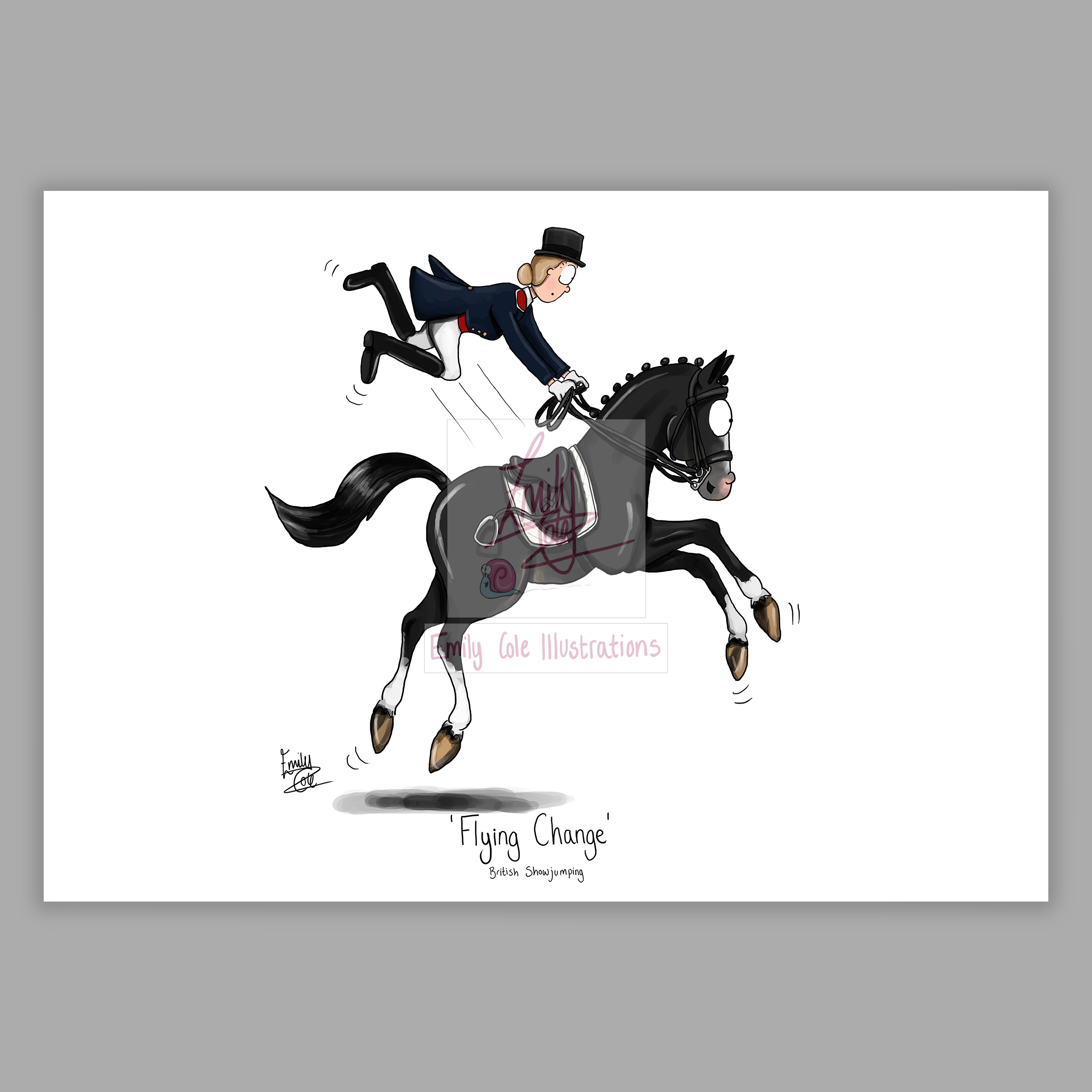 A3 Vintage print - 'The Dressage Collection' - Multiple Designs