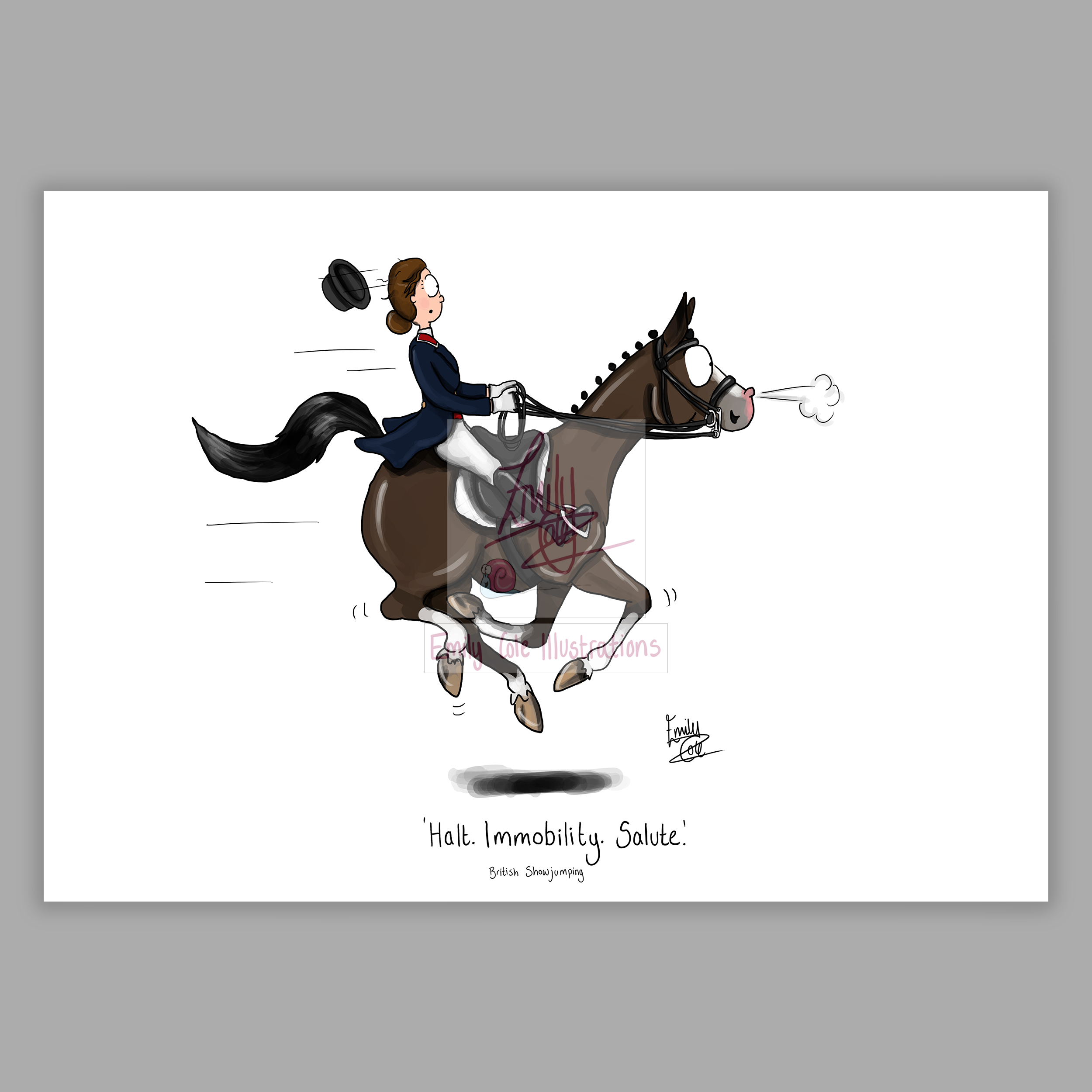 A4 Vintage Print - 'The Dressage Collection' - Multiple Designs - Image 3