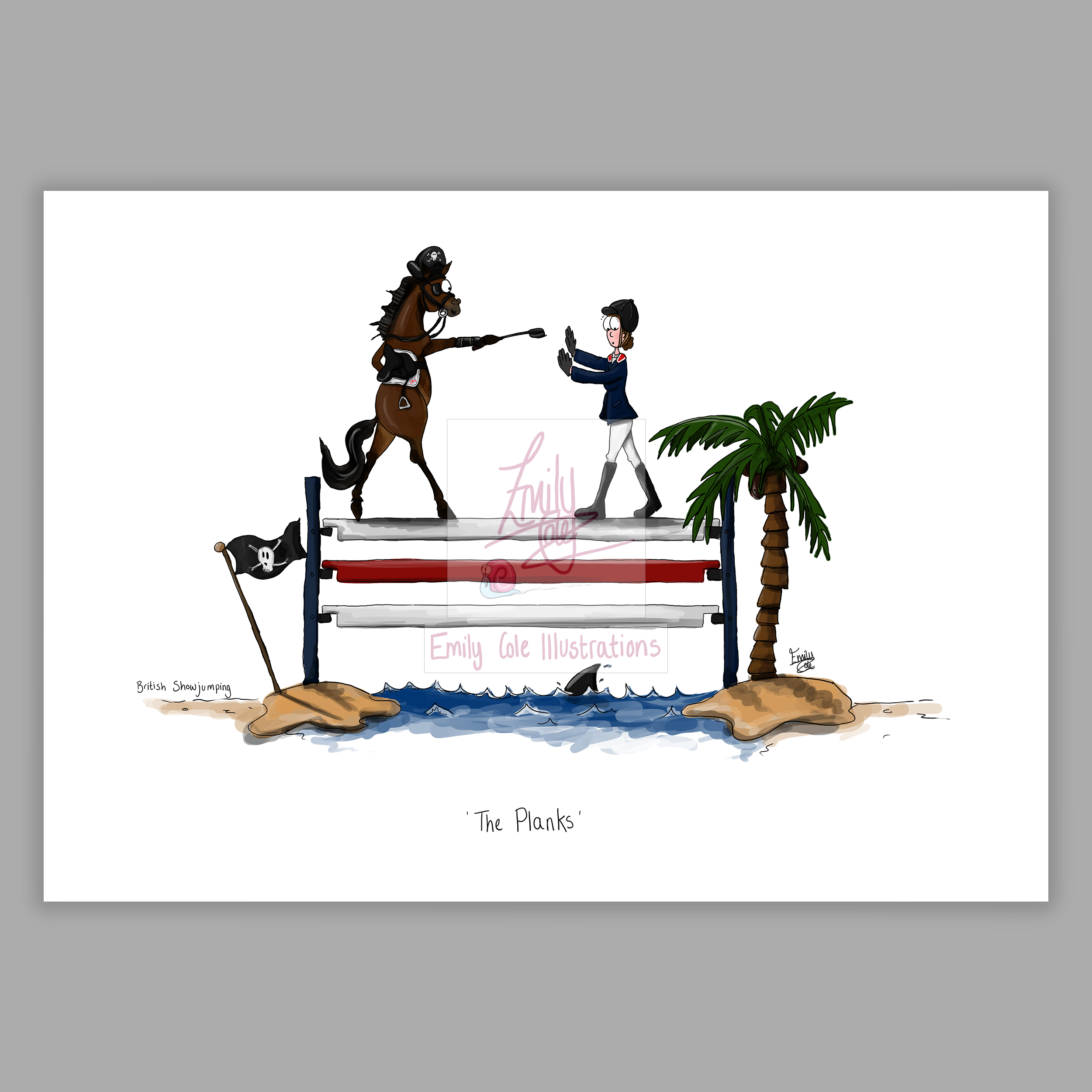 A4 Vintage Print - 'The Show Jumping Collection' - Multiple Designs