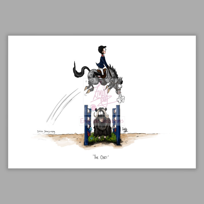 A4 Vintage Print - 'The Show Jumping Collection' - Multiple Designs - Image 4