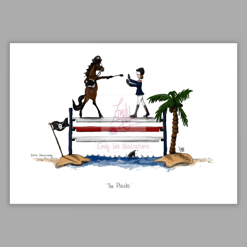 A3 Vintage print - 'The Show Jumping Collection' - Multiple Designs - Image 5