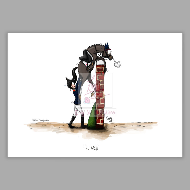 A4 Vintage Print - 'The Show Jumping Collection' - Multiple Designs - Image 3
