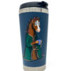 'Not a morning Pony' Travel Mug - Image 2