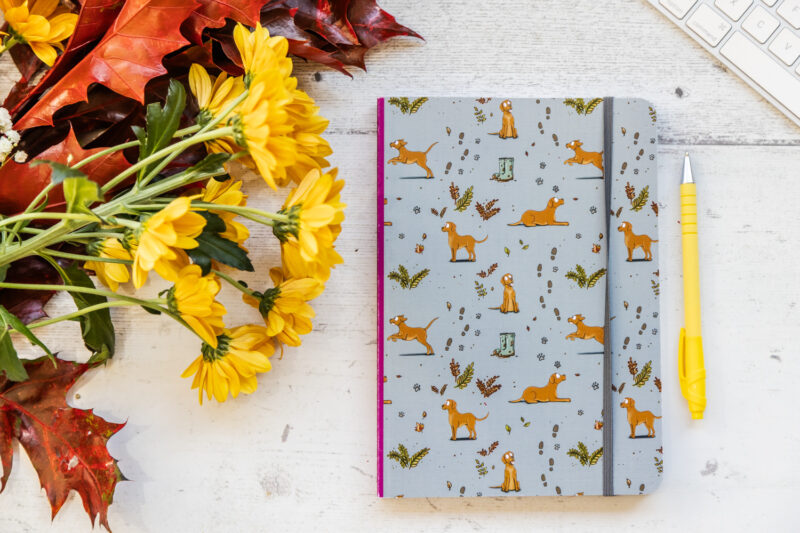 Fox Red Labrador Dog Countryside Notebook