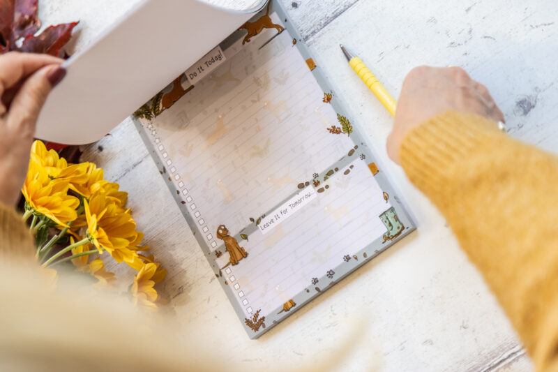 Fox Red Labrador Dog A5 To-Do List by Emily Cole Illustrations