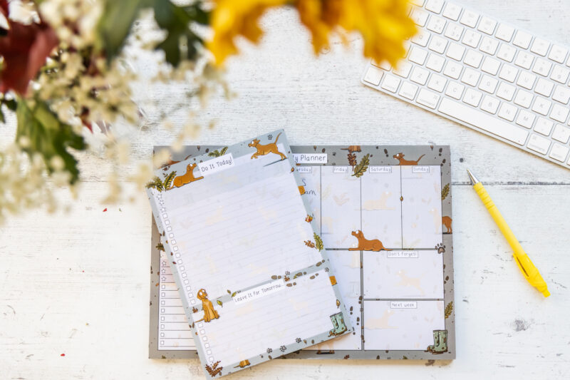 Fox Red Labrador Dog Stationery by Emily Cole Illustrations