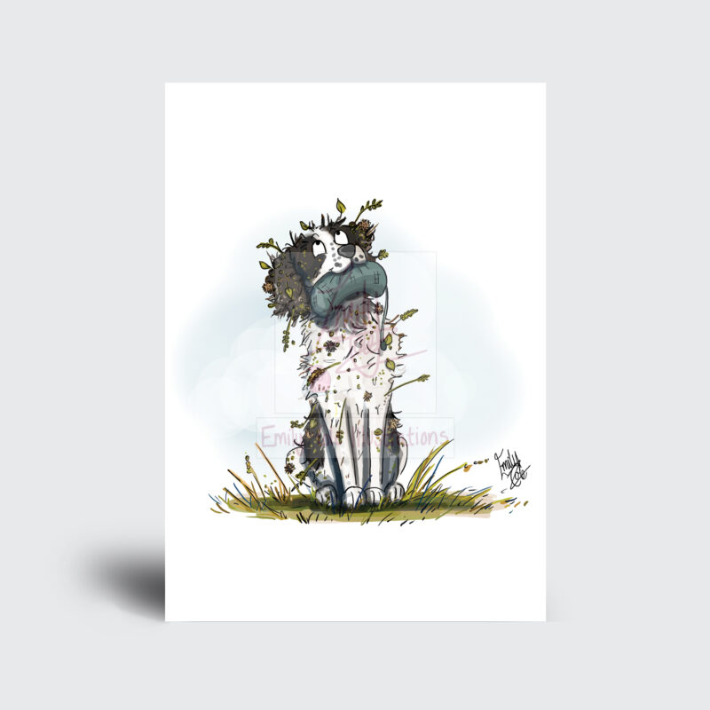 I got it spaniel gundog Greeting Card by Emily Cole Illustrations
