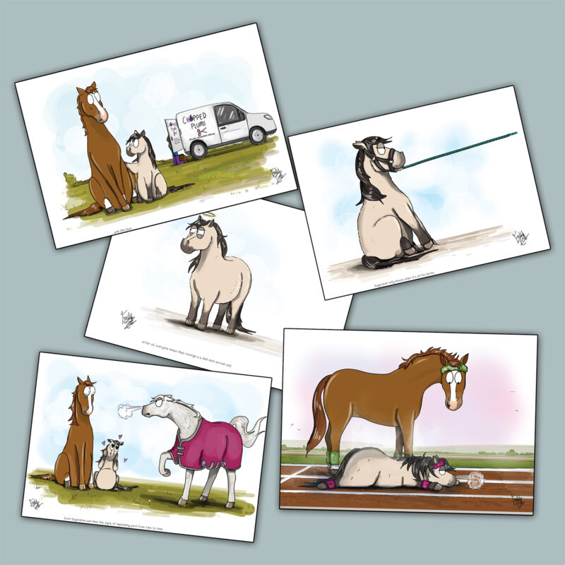 Jimmy and Sugarplum - the companion pony book by Emily Cole Illustrations - pages