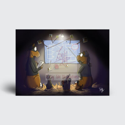 The heist - horse greeting card A5 by Emily Cole Illustrations