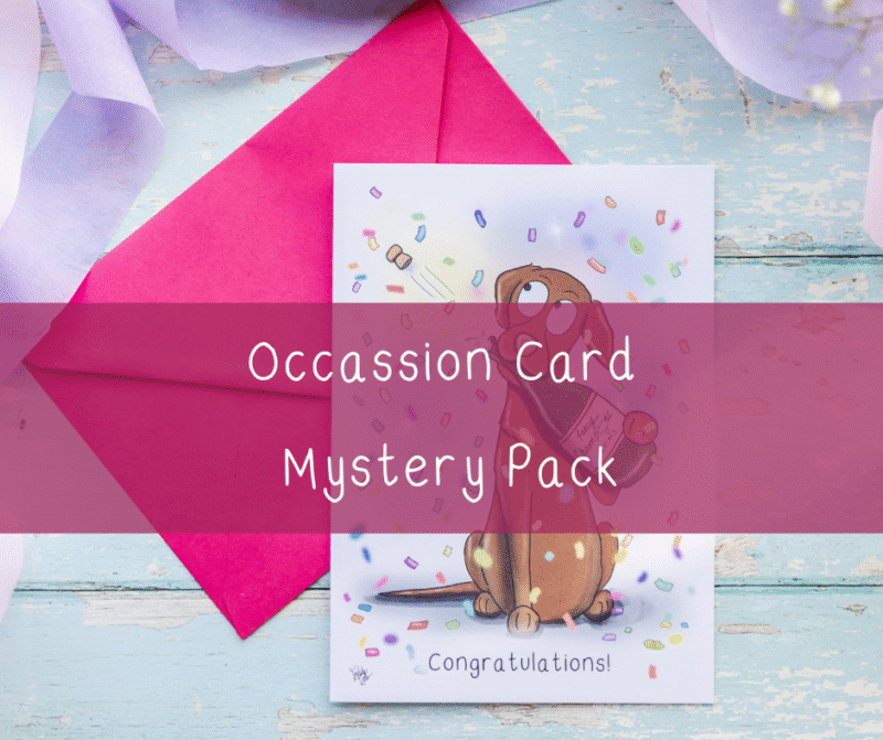 *Mystery Pack* - Assorted Dog Occassion Cards