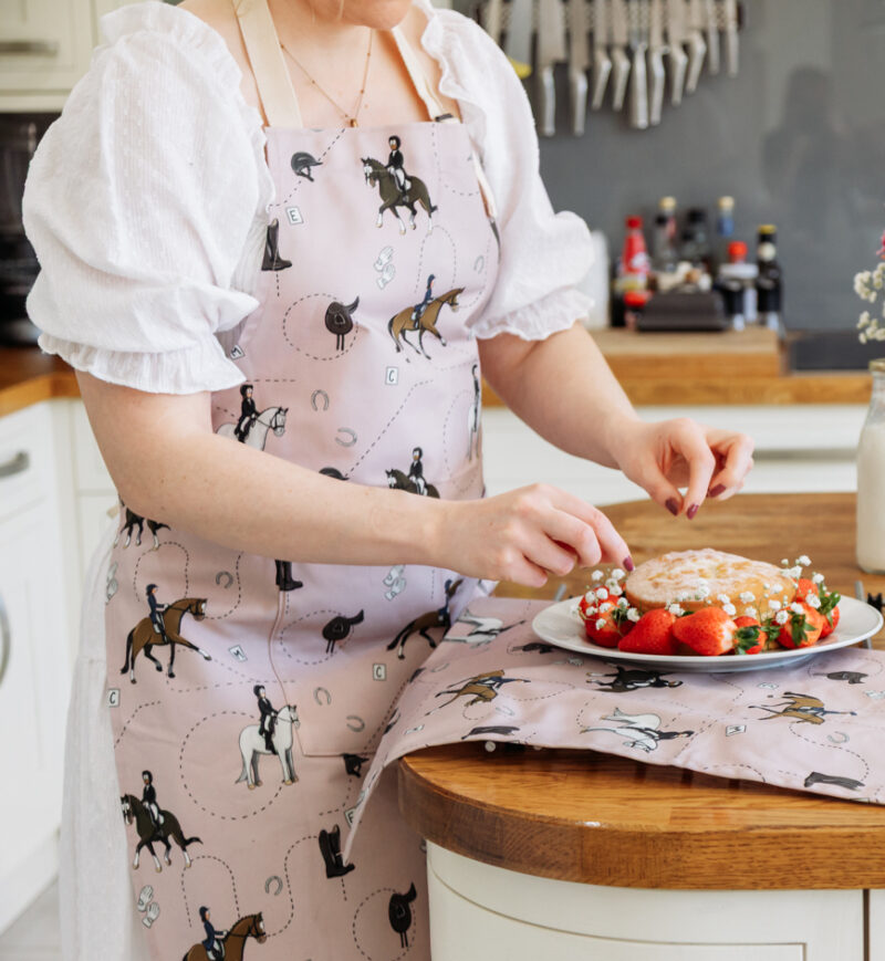 'Dressage' Cotton Apron