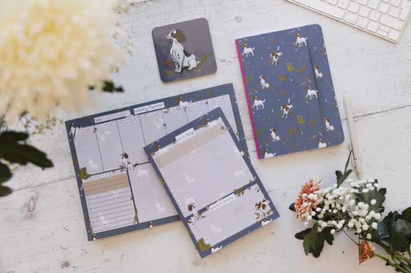 Liver & White Spaniel Stationery by Emily Cole Illustrations