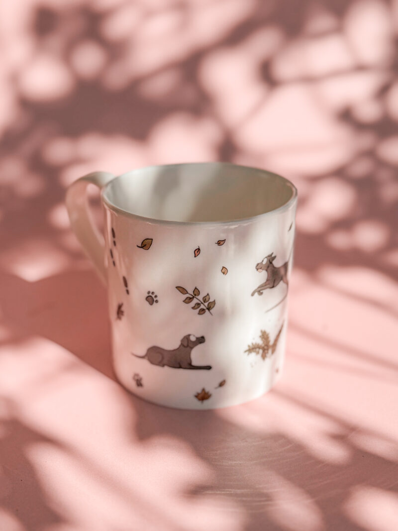 'Black Labrador' Fine Bone China Mug - Image 5