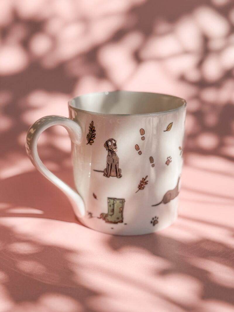 'Black Labrador' Fine Bone China Mug - Image 6