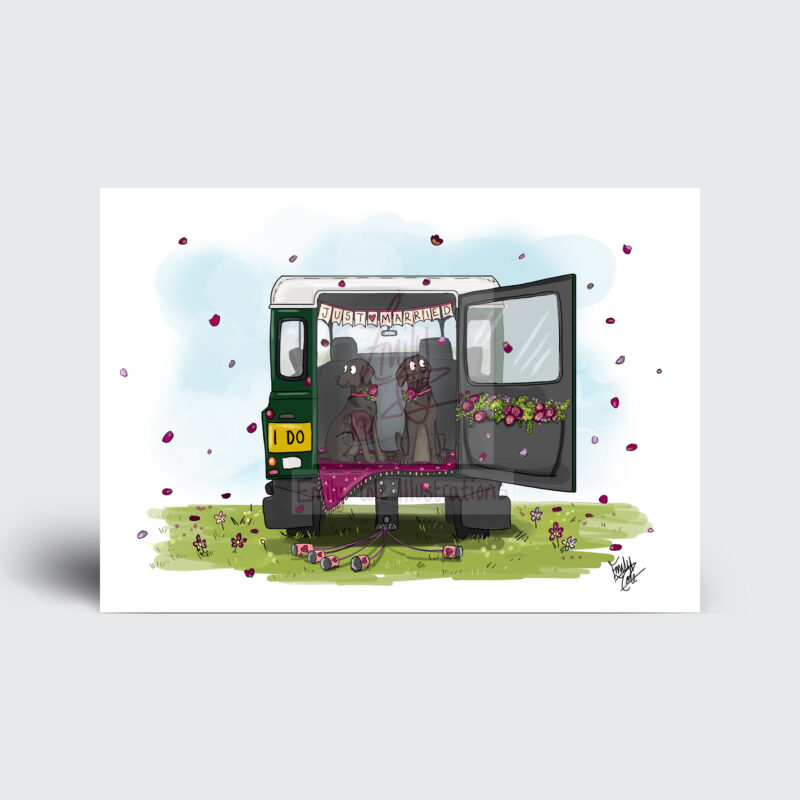 'I Do' Just Married Greeting Card