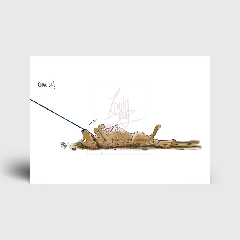 'Come On!' Greeting Card