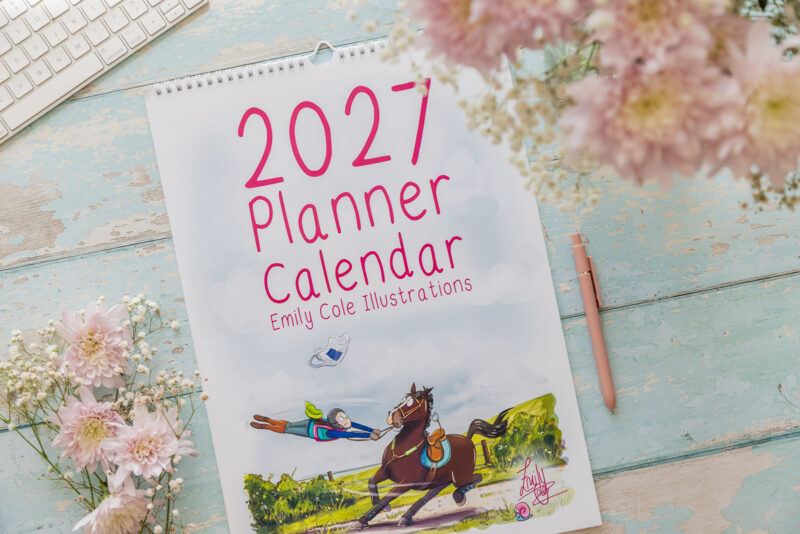Emily Cole Illustrations large family planner calendar 2027